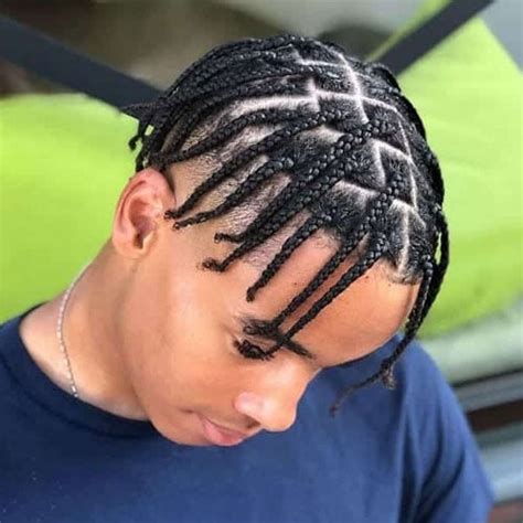 short hair box braids men|cool box braids for boys.